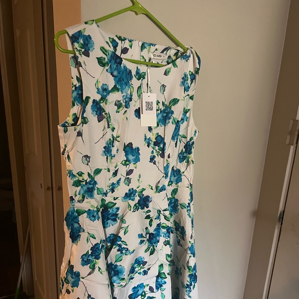 White Flower Dress